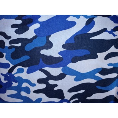 Foulards Les Camouflages : bleu